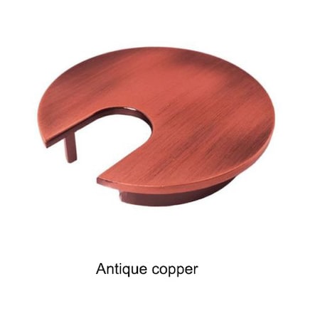Metal 2.5 Desk Grommet- Antique Copper